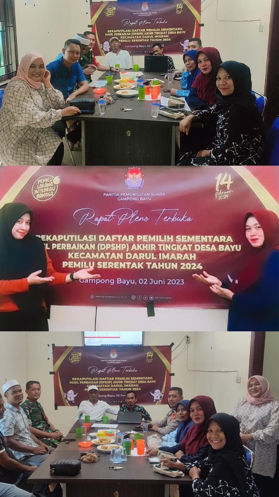 Kegiatan Rapat Pleno Rekapitulasi Suara Untuk Pemilu